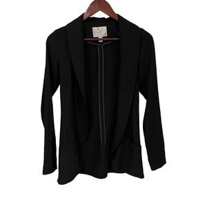 Dynamite long sleeve open front black blazer size xs